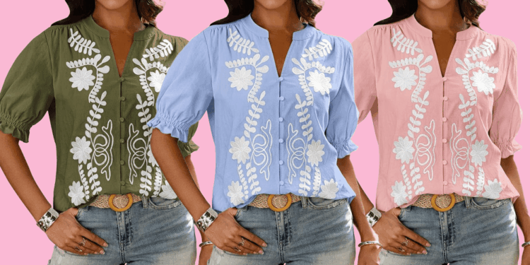 Блуза за $36, которая выглядит как Anthropologie: находка на Amazon