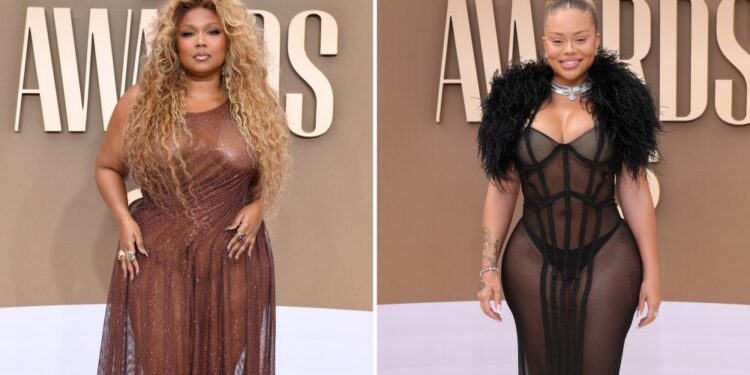 Лиззо и звёзды BET Awards 2026: прозрачные платья снова в центре внимания