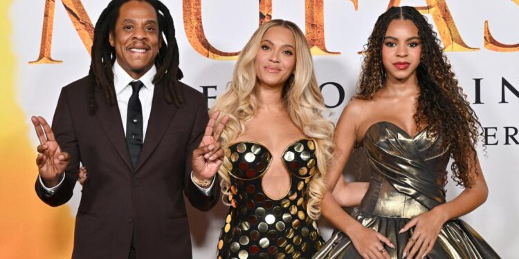 Бейонсе и Блю Айви появились на юбилейном концерте Jay-Z в Нью-Йорке