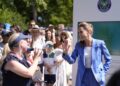 Кейт Миддлтон вернулась на Уимблдон и лично раздавала билеты болельщикам