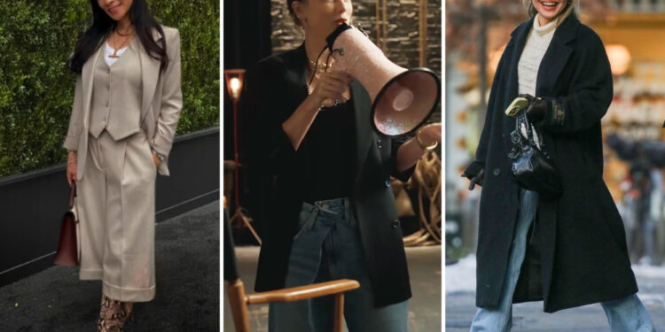 Распродажа Aritzia: джинсы Тейлор Свифт и другие звёздные образы со скидкой до 60%