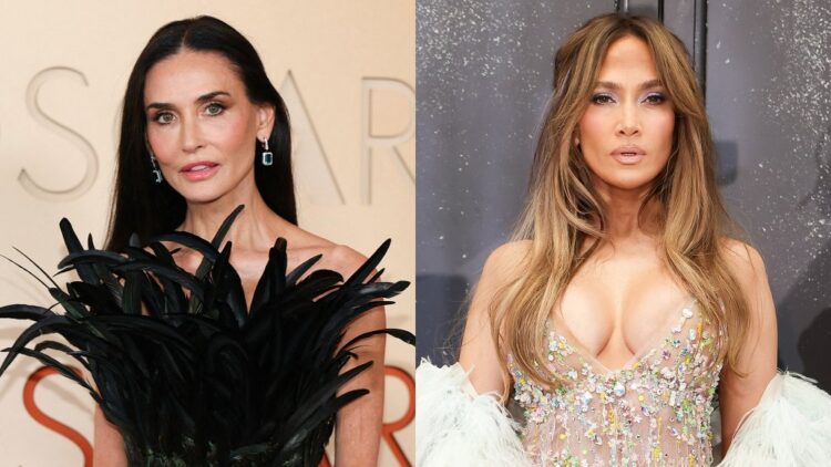 Звёзды массово переходят на кружево: от Деми Мур до Дуа Липы