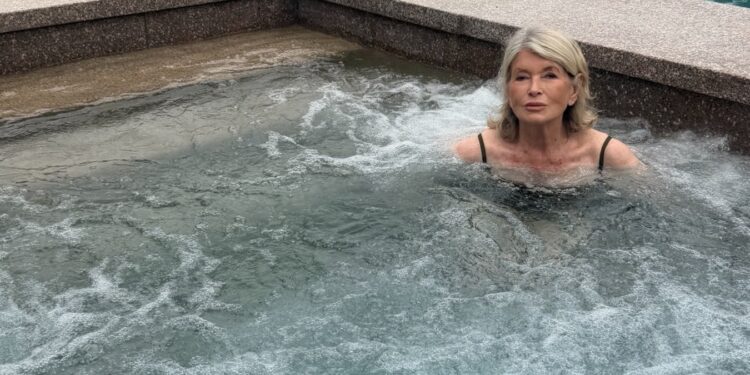 Martha Stewart celebrates 85th birthday with sultry hot tub pic: ‘Serving face’