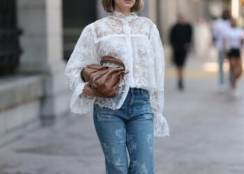 Джинсы с принтами как из Anthropologie: 13 стильных пар от $19