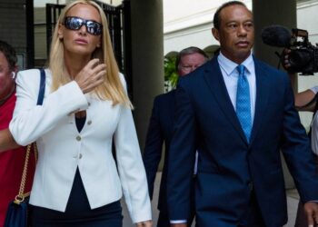 Ванесса Трамп поддержала Тайгера Вудса в суде по делу о DUI